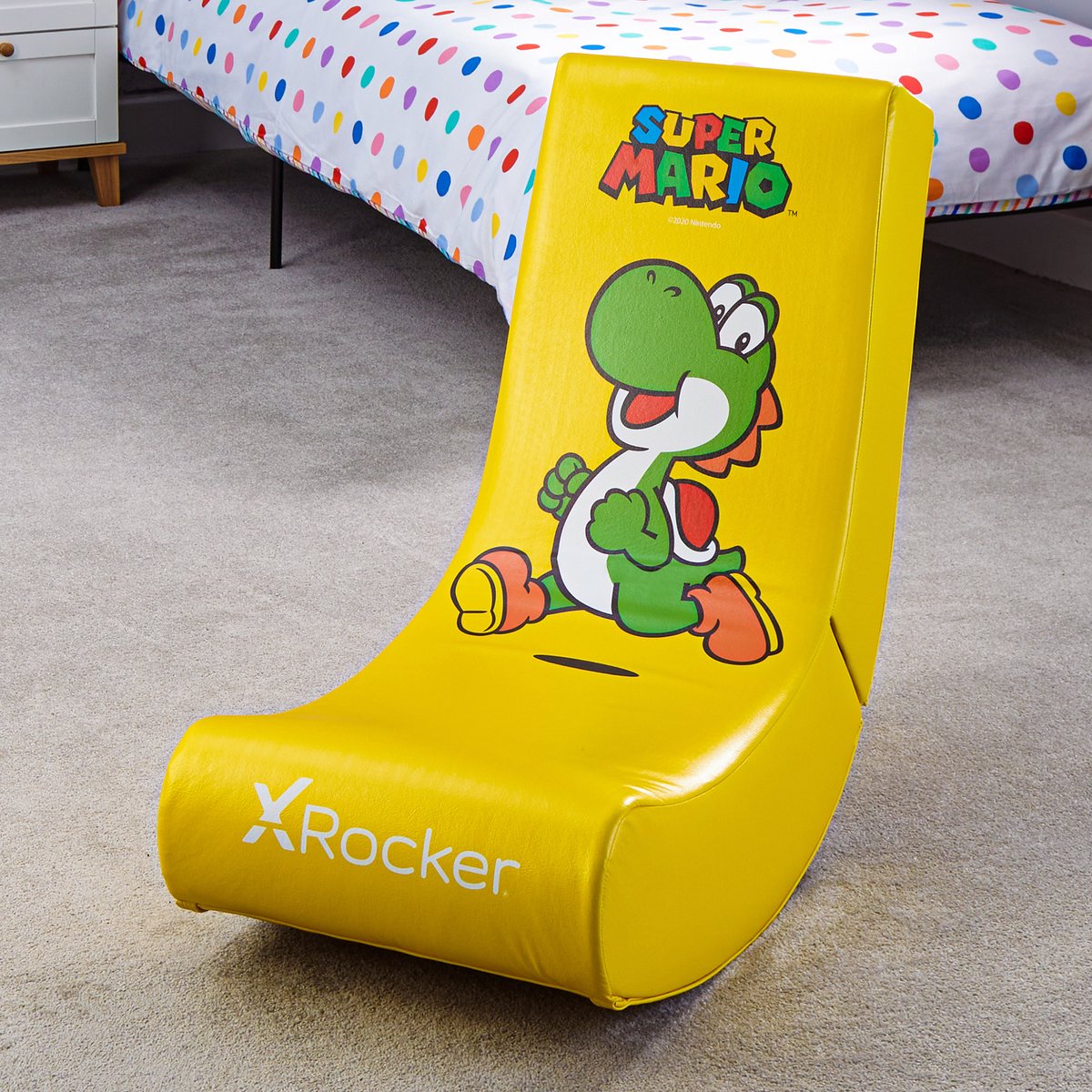 X Rocker - Gamestoel - Nintendo Super Mario Vloergamestoel voor Kinderen - Yoshi