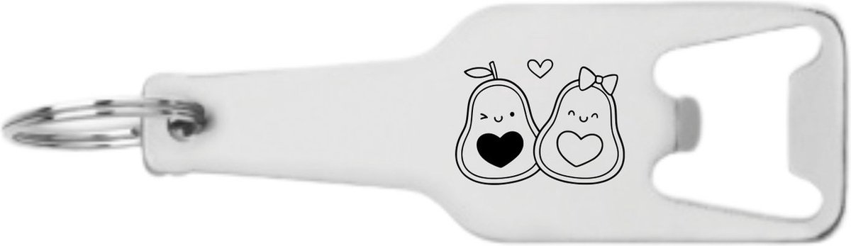 Akyol - avocado flesopener - Avocado - fruitliefhebbers - vriendschap - groente - gezond - leuk kado voor je vrienden om te geven - 105 x 25mm
