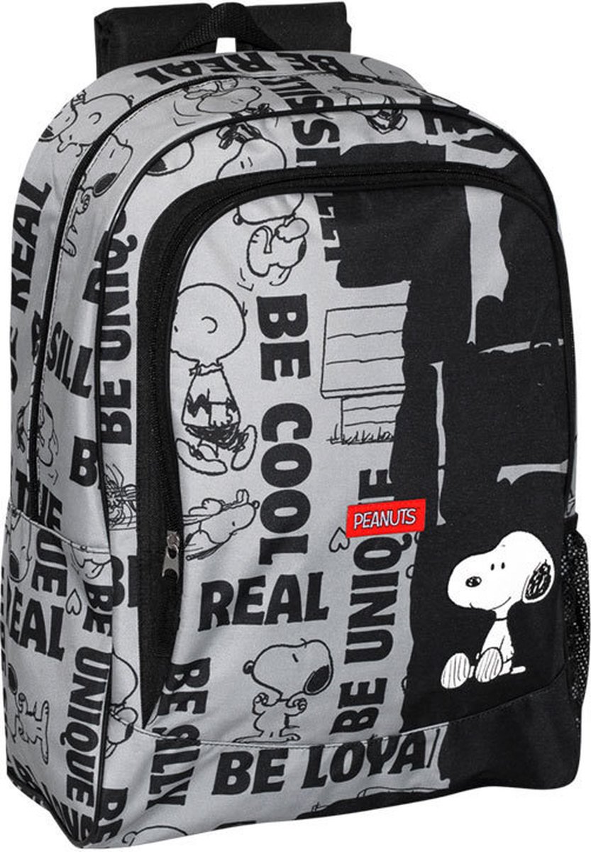 Snoopy rugzak - 43cm - 2 vakken - Grunch -Goede stevige kwaliteit