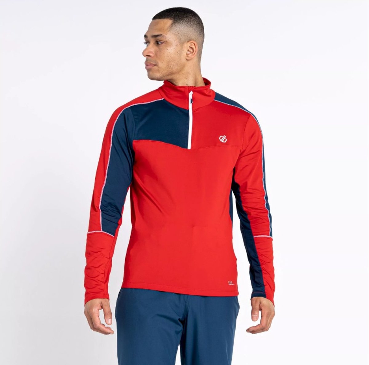 Dare2B Heren Dignify II Core Stretch Pully Dngrred/Mnlt Rood