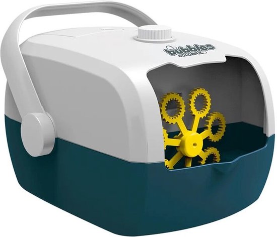 Bellenblaasmachine - Bellenblaas - Bellenblazer - Bubble machine - Voor kinderen - Speelgoed - Buitenspeelgoed - Automatisch - wit - blauw