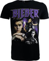 Justin Bieber JB Homage T-Shirt Zwart - Officiële Merchandise
