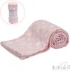 foto van Soft Touch Printed Sterretjes Fleece Deken Unisex 75 X 75 Cm Polyester Wit/roze