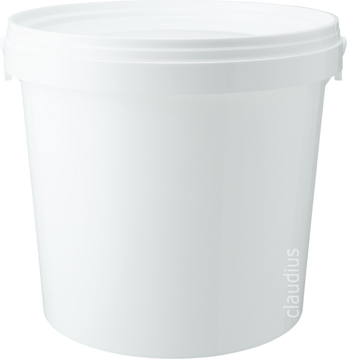 Goedkoopste Lege Plastic emmer 10 liter wit met deksel