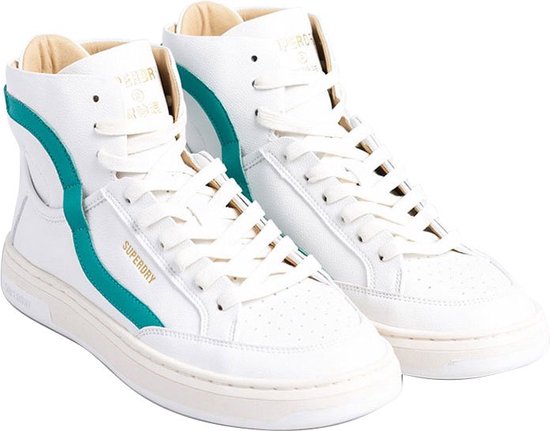 I første omgang afskaffe Kejser SUPERDRY Vegan Lux Sneakers - White / Aqua - Dames - EU 39 | bol.com