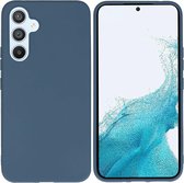 iMoshion Hoesje Geschikt voor Samsung Galaxy A54 (5G) Hoesje Siliconen - iMoshion Color Backcover - Donkerblauw