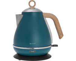 foto van Kassel 93222 - Retro Waterkoker - 1,7L - RVS - Blauw