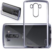 Cadorabo Hoesje geschikt voor LG G3 in CHROOM ZWART - Beschermhoes gemaakt van flexibel TPU Case Cover silicone