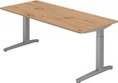 XTRA XB 19 SS | Bureau - 180 x 80 Tafelhoogte I In hoogte verstelbaar Knoestige Eiken