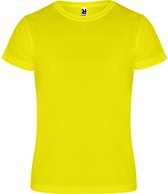 Geel unisex sportshirt korte mouwen Camimera merk Roly maat XXL