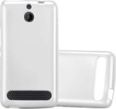 Coque Cadorabo pour Sony Xperia E1 en ARGENT MÉTALLIQUE - Housse de protection en silicone TPU flexible Case Cover
