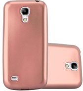 Cadorabo Hoesje geschikt voor Samsung Galaxy S4 in METALLIC ROSE GOUD - Beschermhoes gemaakt van flexibel TPU silicone Case Cover