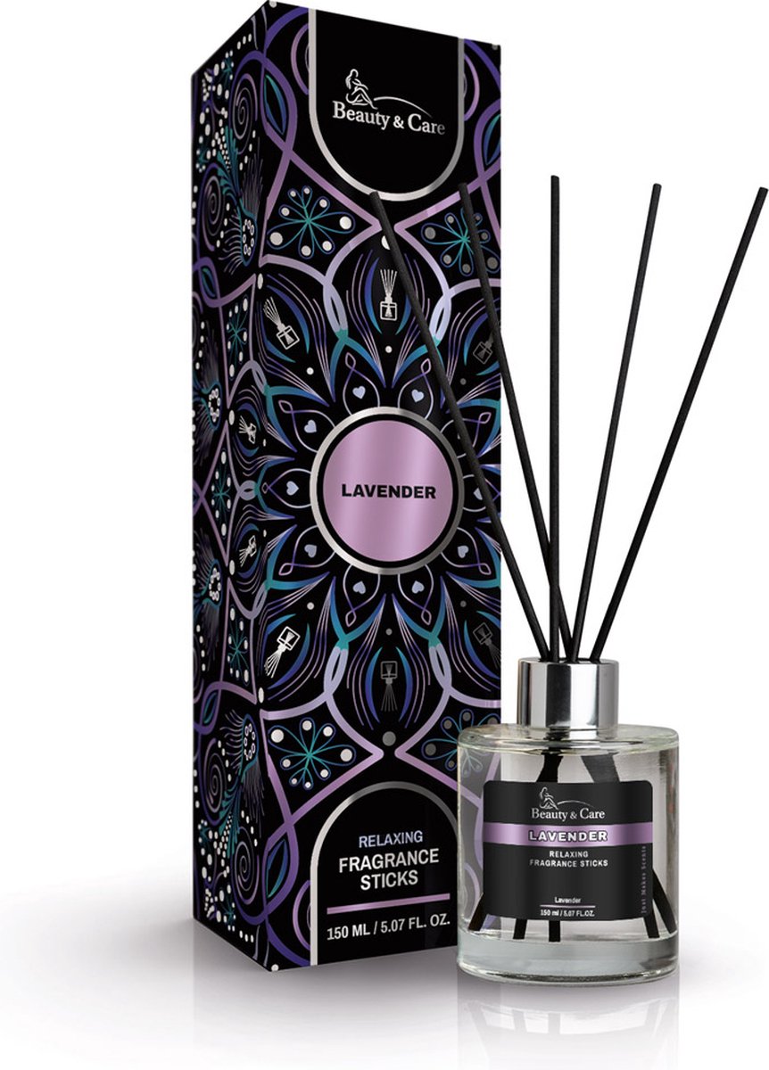 Lavendel geurstokjes - Beauty & Care - 150 ml. new