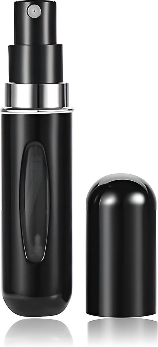 Parfumtogo- hervulbaar/navulbaar parfumflesje - parfumverstuiver 5ml zwart
