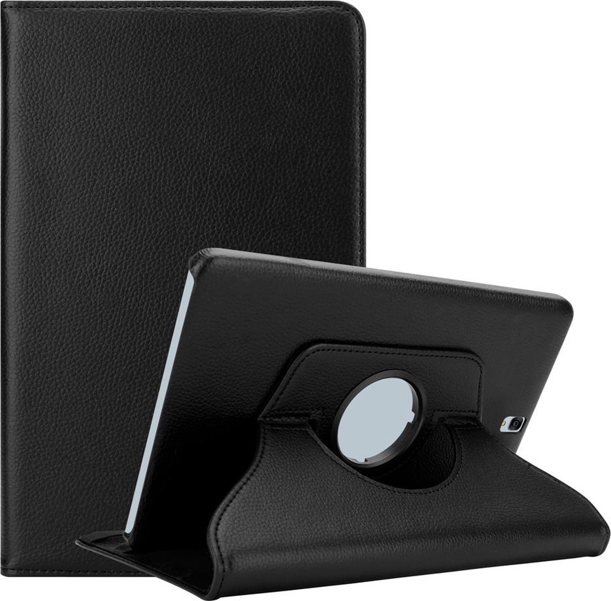 Cadorabo Tablet Hoesje voor Samsung Galaxy Tab S3 (9.7 inch) in OUDERLING ZWART - Beschermhoes ZONDER auto Wake Up, met stand functie en elastische band sluiting Book Case Cover Etui