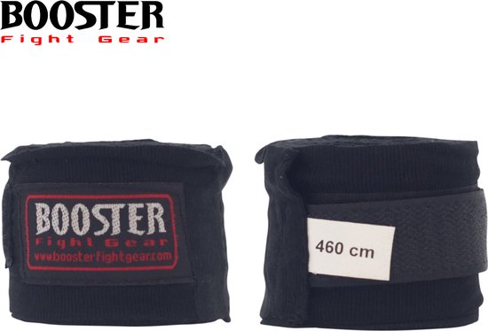 Booster Fightgear - bandages / windsels - Zwart 460cm - Booster Fightgear