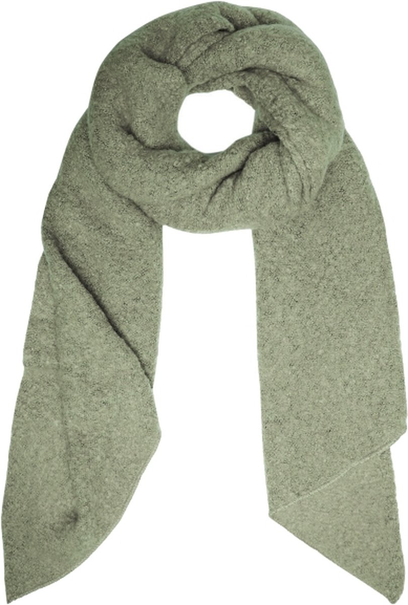 sjaal | najaar | groen | olijfgroen | effen | polyester | 65cm x 190cm