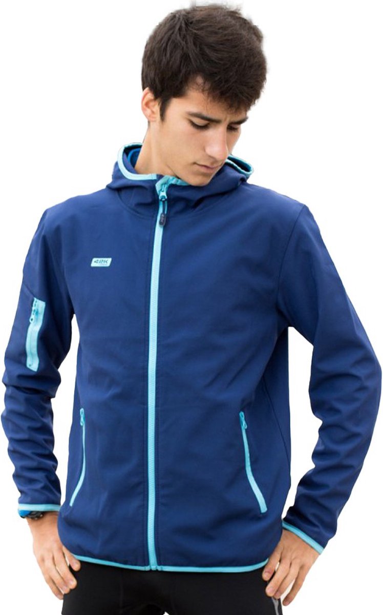 42k Running Softshell Jas Blauw XL Man
