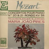 Mozart*, Maria João Pires*, A. Jordan*, Th. Guschlbauer* – Concertos Pour Piano, N°20 KV 466 & N°21 KV 467, Rondo Pour Piano KV 511