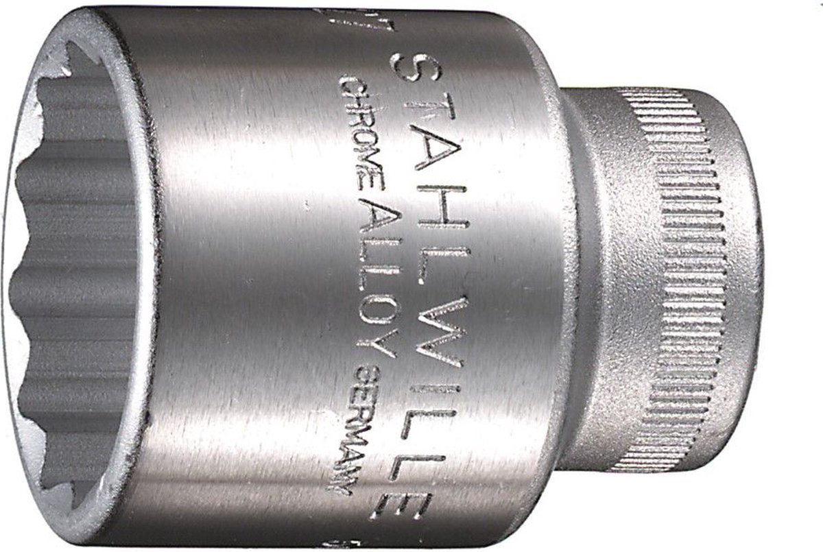 Stahlwille serie 50 Dopsleutel twaalfkant 1/2" / 23 - HPQ Verchroomd - maat 23 - Prijs per stuk