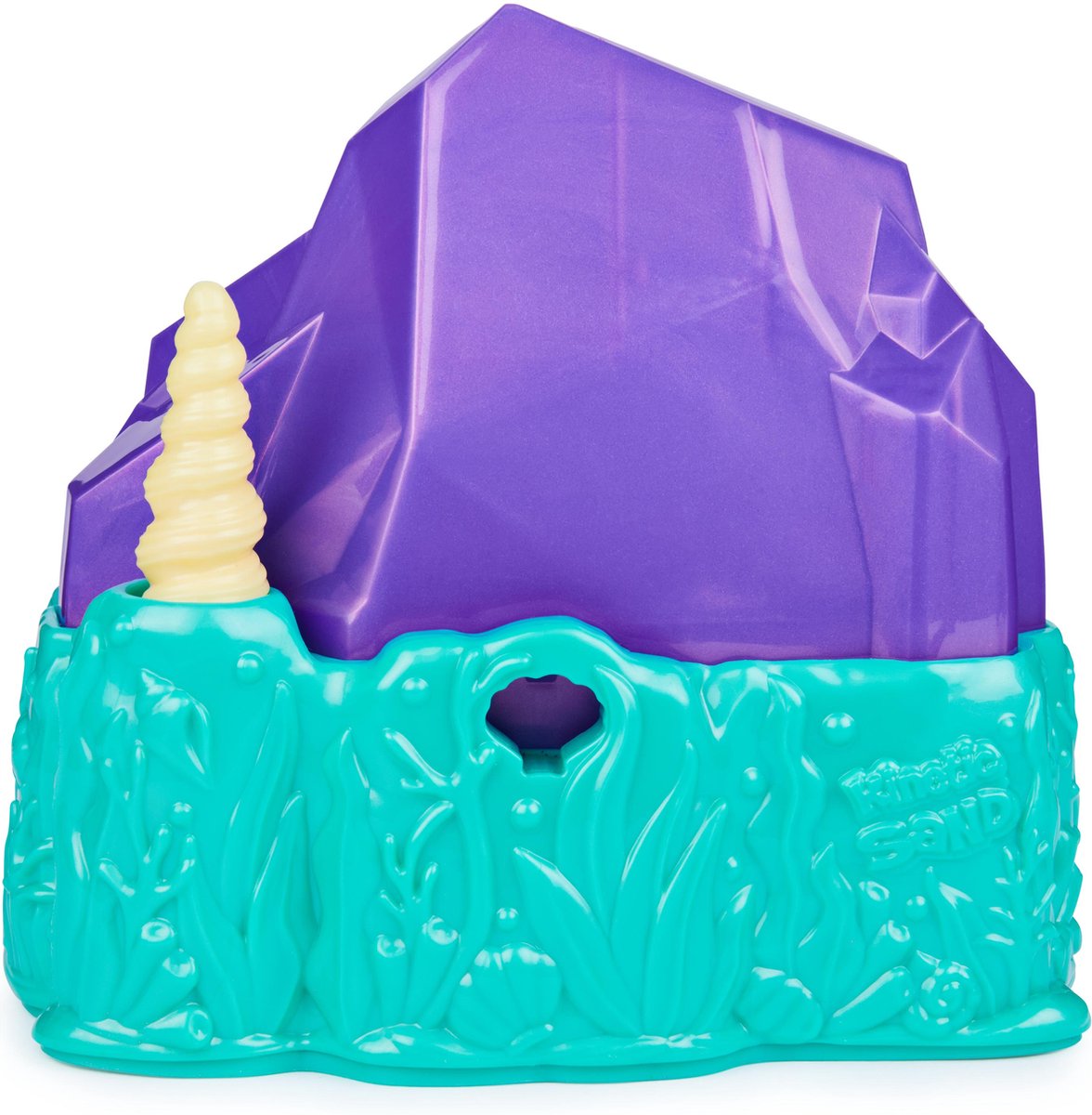 Kinetic Sand - Kristal Zeemeermin-speelset met 481 g goudkleurig glinsterend orig ineel kinetisch zandmet opbergbak en gereedschap - Sensoriche speelgoed — afbeelding 3