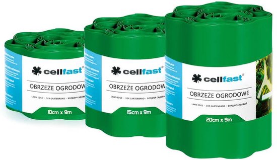 Cellfast - Tuinrand 20cm x 9m - Gazonrand - Groen kleur — afbeelding 5