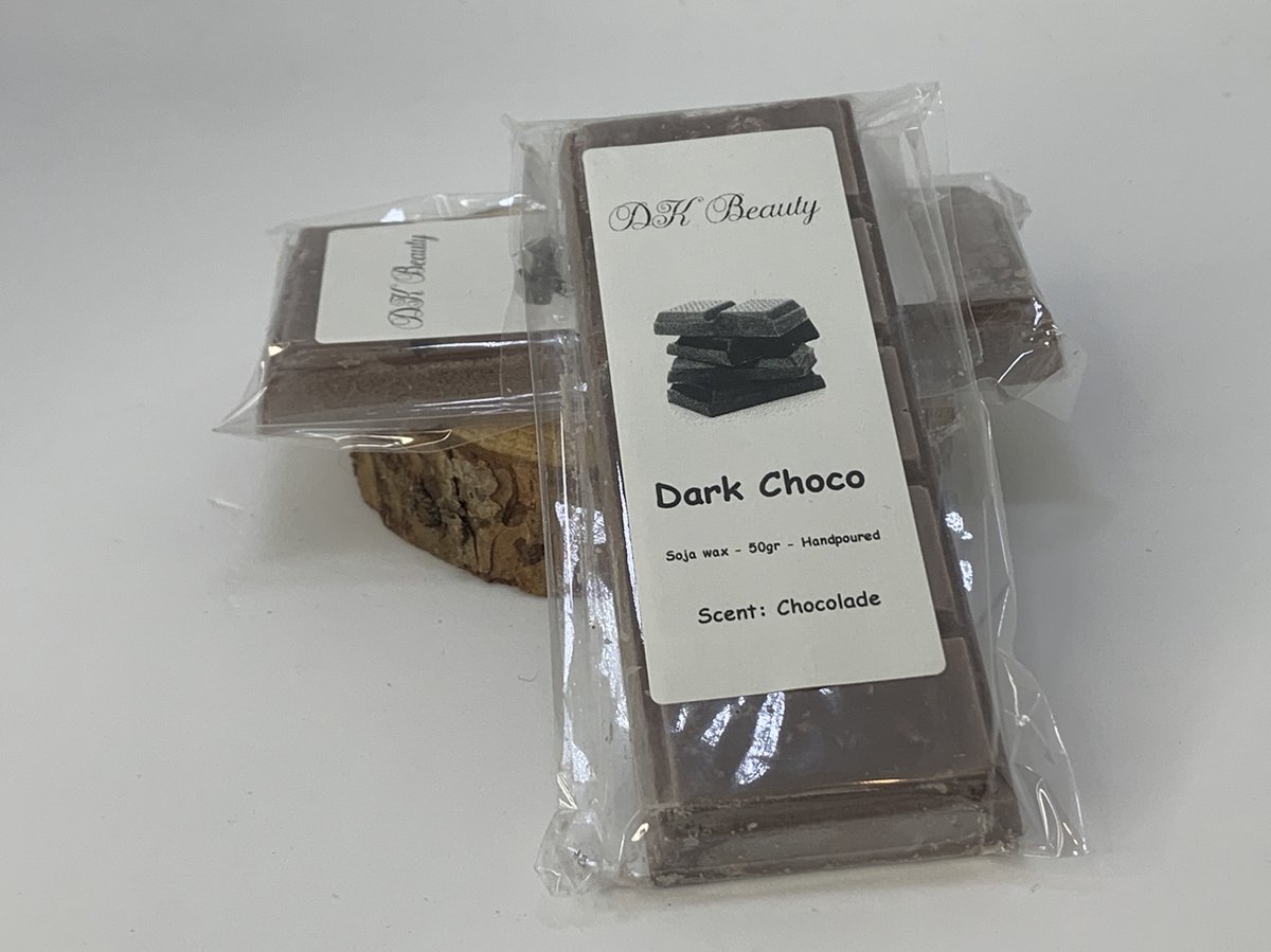 Waxmelt | DK Beauty - Waxreep - Dark Chocolade - Pure chocolade - Wax - Soja - 100% natuurlijk - Natuurlijk product - Soja wax - Chocolade - Geur - Geur brander - Diffuser - Geurverspreider | Waxmelt | Waxmelts