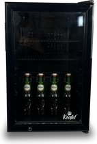 Minibar - koelkast - 68 liter - horeca - glazen deur - black edition