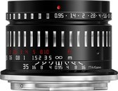 TT Artisan - Objectif d'appareil photo - APS-C 35mm F/0.95 pour Nikon Z Mount, Noir-Argent