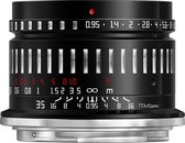 TT Artisan - Cameralens - APS-C 35mm F/0.95 voor Nikon Z-vatting, zwart-zilver