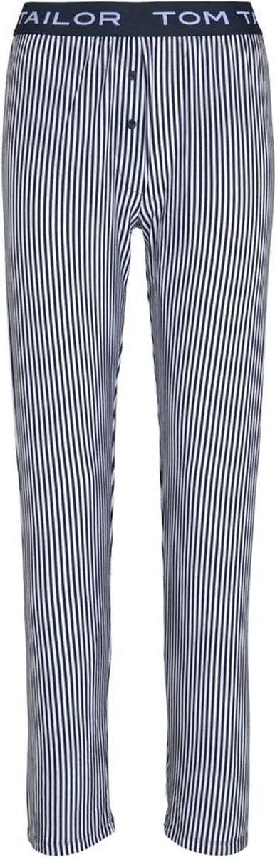 Tom Tailor Pyjamabroek met streeppatroon - blue stripes