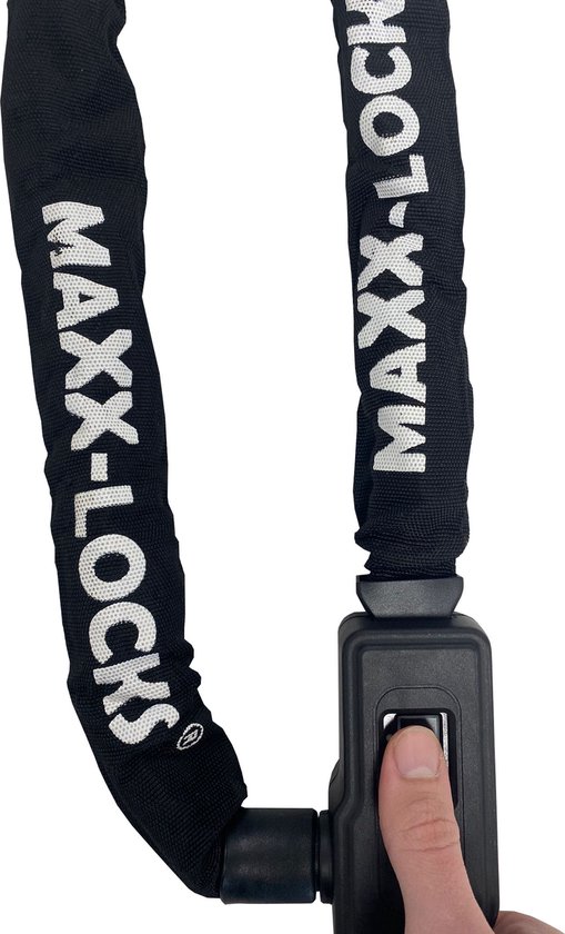 MaxxLocks Foxton Fietsslot Met Vingerscan 90 cm Zwart