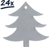 24 hanger kerstboom kerst kerstmis clip wasspeld decoratie tafeldecoratie hobby knutsel