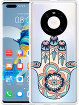Huawei Mate 40 Pro Hoesje Hand Ornament Designed by Cazy