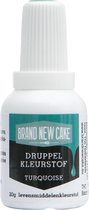 BrandNewCake® Druppel Kleurstof Turquoise 20gr - Eetbare Voedingskleurstof - Kleurstof Bakken