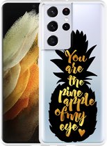 Hoesje geschikt voor Samsung Galaxy S21 Ultra Big Pineapple