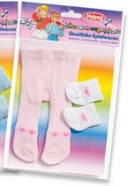 Heless Collants Avec Chaussettes Extra 35 - 46 Cm Rose