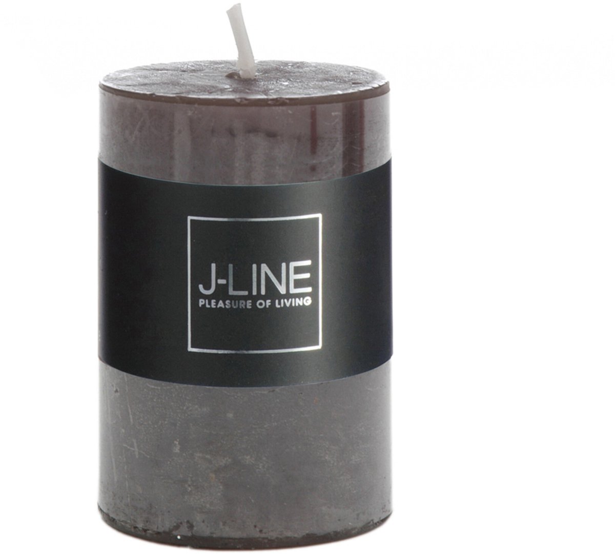 J-Line cilinderkaars - zwart - 18U - small - 6 stuks