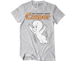 Casper The Friendly Ghost Heren Tshirt -L- The Friendly Ghost Grijs