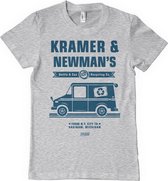 Seinfeld Heren Tshirt -M- Kramer & Newman's Recycling Co Grijs