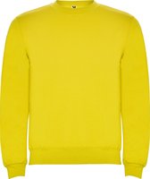 Gele unisex sweater Clasica merk Roly maat M