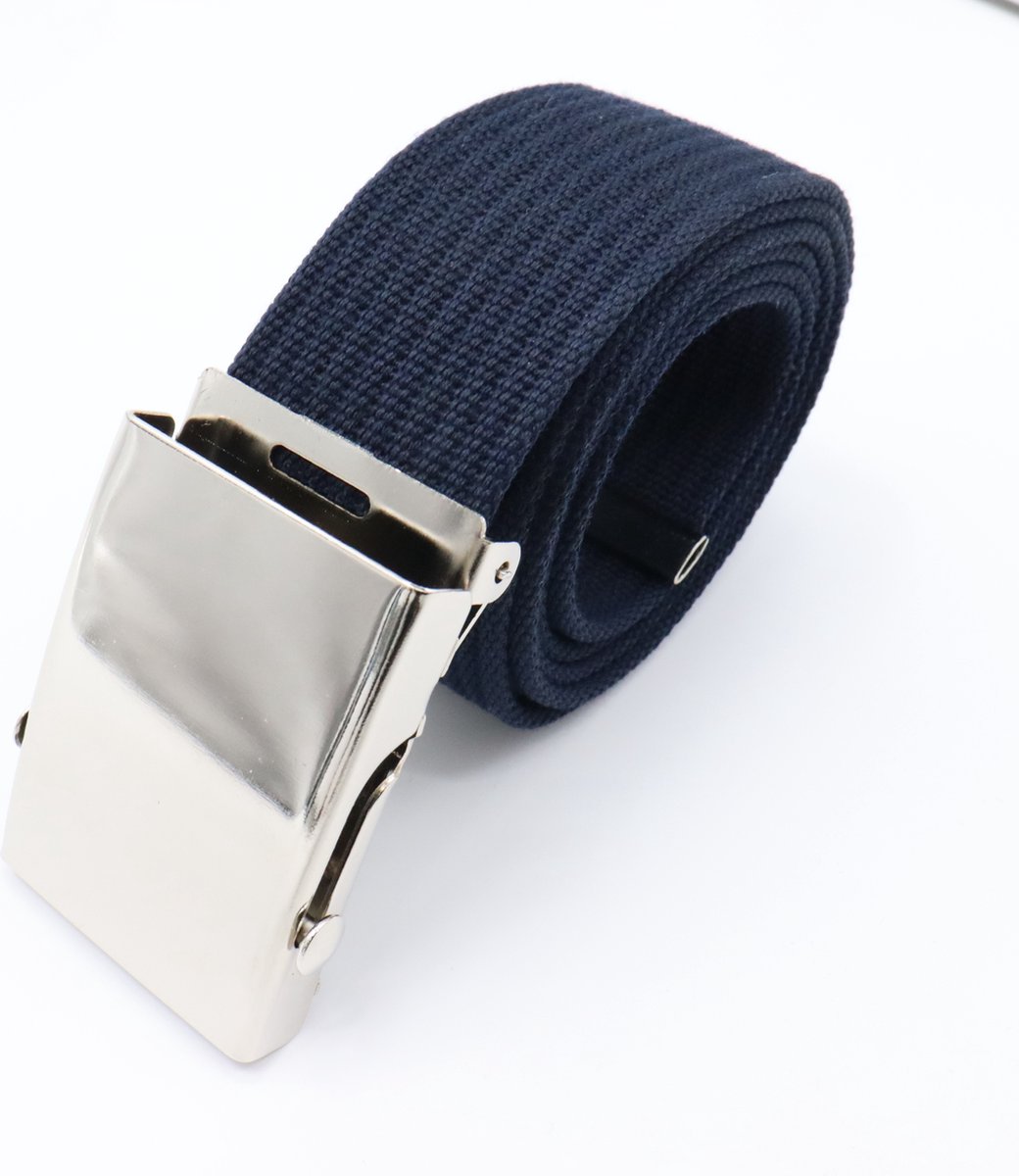 Nylon riem, 135 cm, uniseks, verstelbaar, riem voor heren, zonder gaten