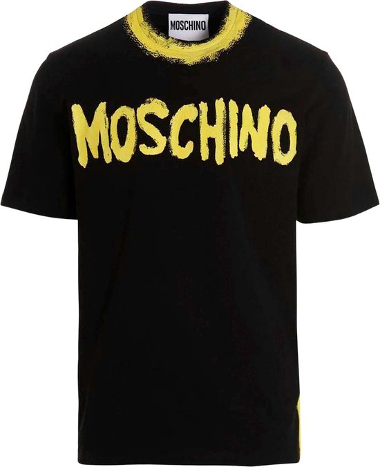 kans tempel Dekbed Moschino Heren Graphic T-Shirt Zwart maat L | bol.com