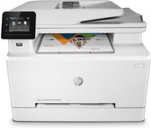 HP Color LaserJet Pro Imprimante multifonction M283fdw, Impression, copie, scan, fax, Impression USB en façade; Numérisation vers e-mail; Impression recto-verso; Chargeur automatique de documents déroulé de 50 feuilles
