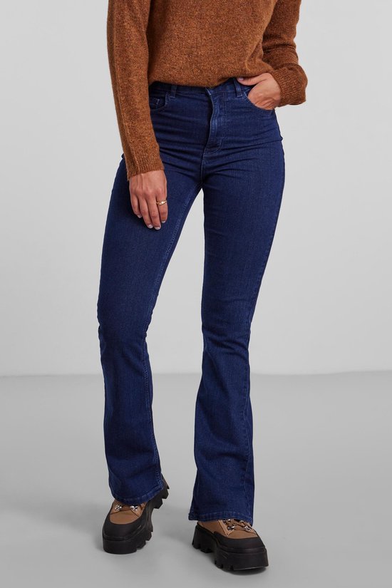 Peggy Flared Hw Jeans Light Denim