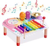 Xylophone pour Enfants - Percussion en aluminium - Instrument de musique, hochet, carillon, frappe sûre, Xylophones arc-en-ciel de 3 à 6 ans, cadeau d'anniversaire pour enfants