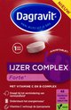 Dagravit IJzer Complex Forte* - IJzer draagt bij tot de vermindering van vermoeidheid - Vitamine C verhoogt de ijzeropname - 48 kauwtabletten