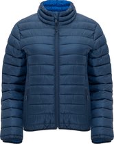 Veste femme matelassée avec rembourrage en duvet de polyester Blauw foncé modèle Finlande marque Roly taille XL
