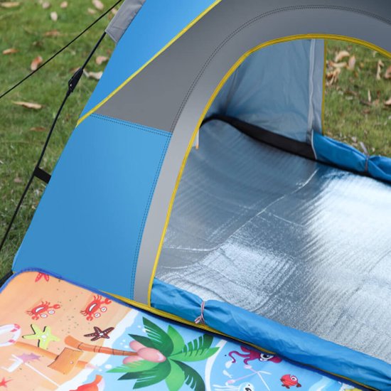 Fish Life Waterdichte Tent - Lichtgewicht Tent - Tent voor 2-4 personen - 200*200*140 cm - Outdoor Camping Tent - Licht blauw - Fish Life