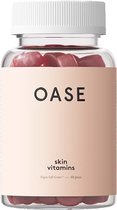 OASE Skin Vitamins Soft Gums™ – Alle essentiële voedingsstoffen voor een gezonde, strakke en stralende huid – Vegan Collageen Booster – 20 actieve ingrediënten – met Co-enzym Q10, Biotine, Astaxanthine, Hyaluronzuur en Careflow® – 60 Gummies